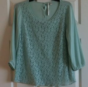 Mint Lauren Conrad top